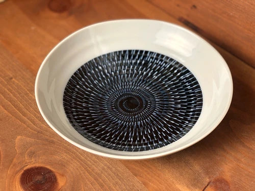 日本製 - 飛北極 藍色餐碟 Made in Japan-Tobikanna Blue Deep Plate