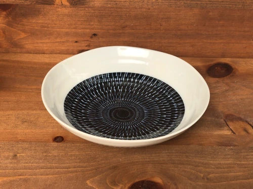 日本製 - 飛北極 藍色餐碟 Made in Japan-Tobikanna Blue Deep Plate
