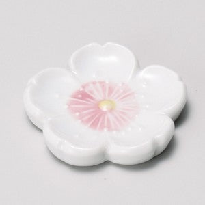 日本製 - 櫻花型筷子座(白粉色)