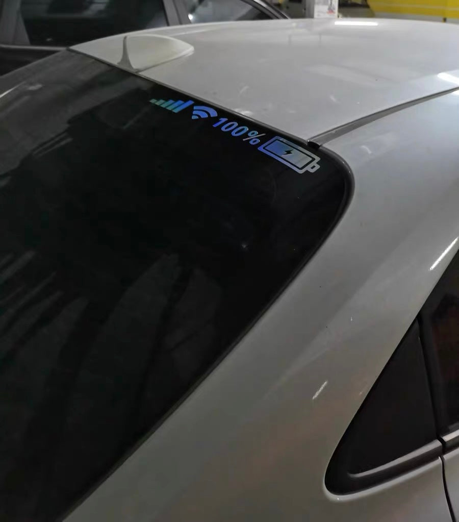 汽車裝飾貼紙 (手機訊號圖案款)