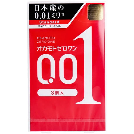 日本製 - 岡本0.01安全套 (3個)