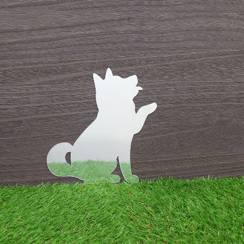 柴犬剪影鏡