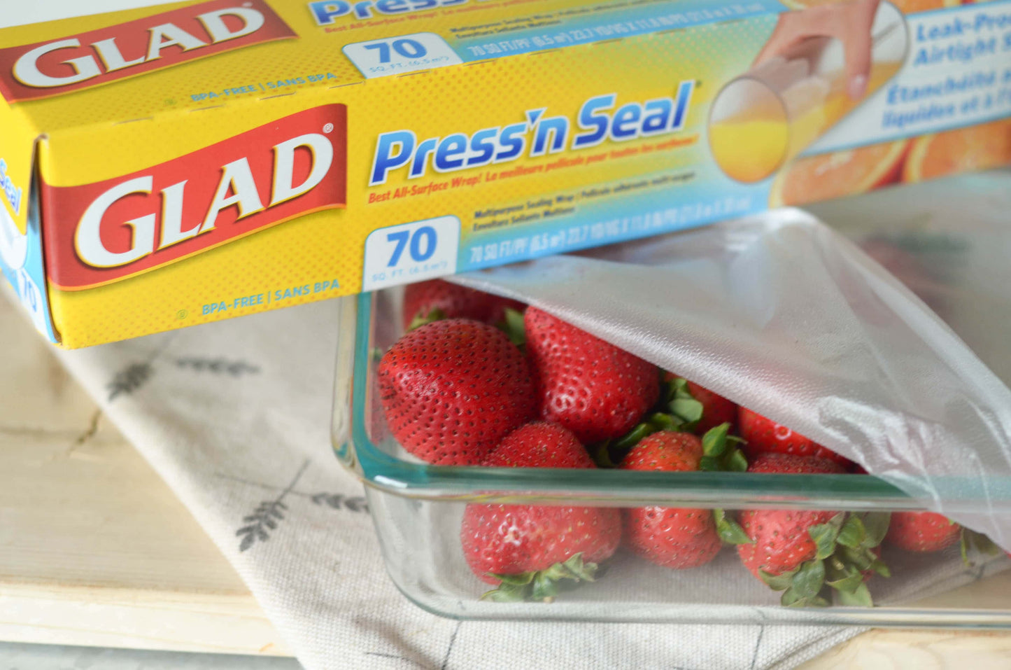 美國製造 - 佳能 Press'n Seal 多用途保鮮紙 GLAD Press'n Seal 多用途密封包裝 140 平方英尺